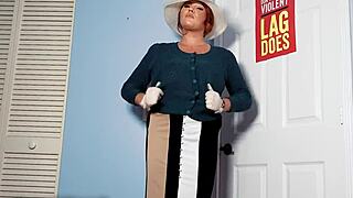 just a step helping out with your boner before church in sexy lingerie pov.