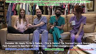 Pregnant Nova Maverick masturbates intensely at doctor's office