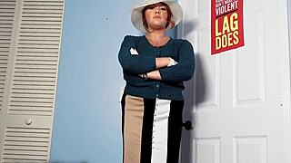 just a step helping out with your boner before church in sexy lingerie pov.