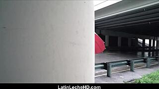 straight latino boy paid to fuck and suck gay stranger from street making movie pov 😈