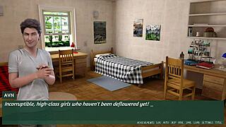 She feels thrill as burglar steals pleasure from cute university girl with big boobs.