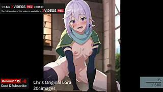 uncensored chris ai cg music video with anime game elements