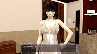 Young Japanese girl with soft breasts fucks her boyfriend in the motel