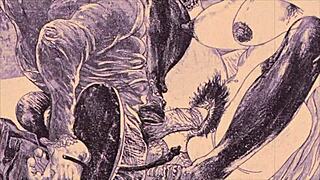 What vintage erotic drawings reveal about antique fantasies