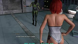 What’s behind Movie Night with Cute Busty Blonde in 3D Triangle 20?