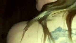 intense emotions during deep mouth and ass fuck with fat slut blonde