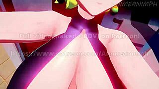 Pov lesbian slut tries monster dick for first time in dragon ball hentai