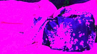 Amateur couple in kimono cosplay enjoying intimate moments on the bed