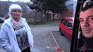 Busty Milf Whore Picked Up for Cum-Covered Pussy Action in Moving Van