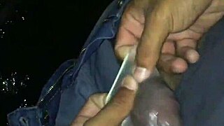 Dogging that slut on the street with strangers