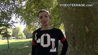 Teen first anal porn casting with shy assfucking and toys!