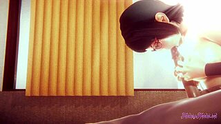 naruto hentai - sarada bobjob with pov uncensored - japanese asian manga anime game porn