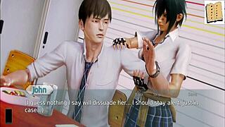 Exploring the world of Academy 74 in this anime hentai game adaptation.