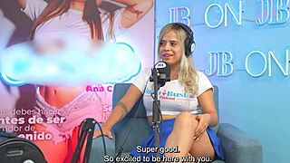 annie marin sexy blonde fucks her friend on juan bustos podcast