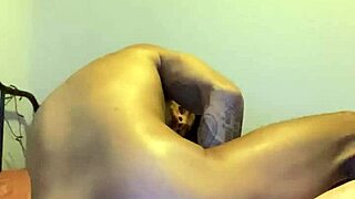 Ella spreads her ass for licking.