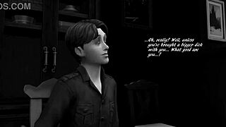 in the sims parody, a milf's ass gets fucked wildly