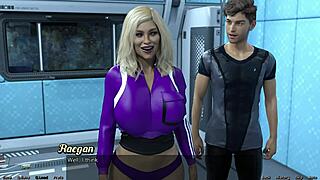 Stranded In Space 35: Emotional Strip Poker Game With Curvy Characters