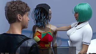 Stranded in space with hot black women