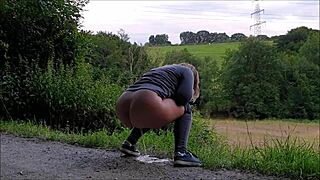 Fat blonde lover Lina Mila in wild homemade action