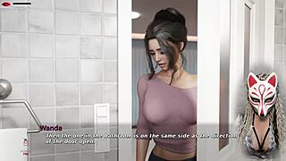 Big cock thigh job in the kitchen with undressing and pussy play