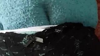 I'm debuting the used lingerie my aunt gave me, showing off my big tits and pussy for anal fucking.