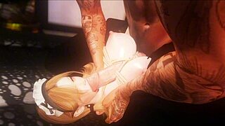 Busty Maid Delivers Intense Bondage Service to Boss.