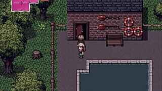 i'm facing a fast zombi in this hentai game, part 8