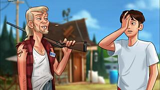 i love summertime saga 105, with big tits and ass in erotic anime style.