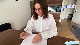 I’m your sexy student, seducing my teacher during exams!