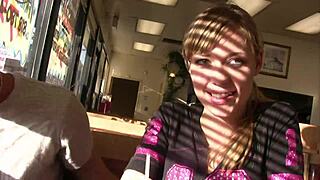 I watch the white teen get fucked by two guys in public places outdoors