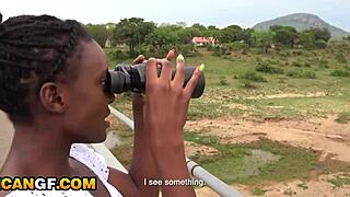 Bratty African Hottie POV Pussy Wrecked By White Boyfriend In The Park