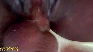 Big Tits Ebony Milf Submissively Takes Huge Cumshot From Big Black Cock