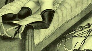 Vintage Erotic Drawings of Antique Hentai Cartoons