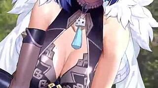 Yelan Genshin Impact Hentai Anime Detailed Scenes