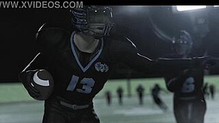 In Move the Chains 01, the football match features sexy outfits and curvy teens