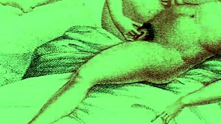 Vintage Erotic Drawings Bring Retro Heat in Anime Style