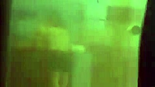 risky flashing and masturbation in public spa