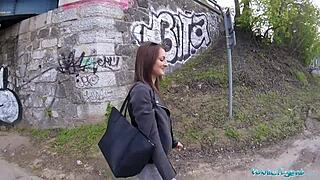 public agent babe rides me hard outdoors, so wild! 🤠