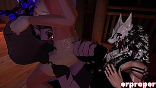 Vrchat Luna Gets Gang Fucked in Wild Action