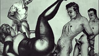 Check out these vintage erotic drawings!