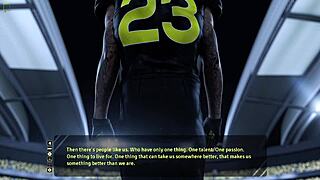 In Move the Chains 01, the football match features sexy outfits and curvy teens