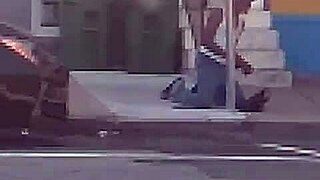 group dancing and striptease in night club with clothes ripped