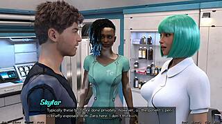 stranded in space, mature hentai babe craves touching my monster cock