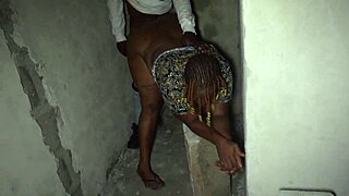 My horny stepmom drives me crazy with outdoor black action every time.