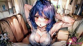 Intriguing Desire: Cute College Girl with Big Breasts Craves to Suck You Dry