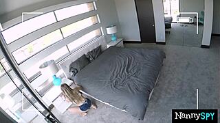 Desperate nannies caught stealing suck boss cock to stay out of jail