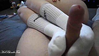 Want to see Miley Grey's footjob?