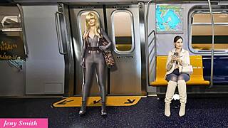 did you see her masturbating on the way back home?