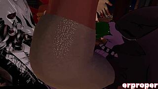 Vrchat Luna Gets Gang Fucked in Wild Action