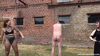 Friendly competition - mistress rebekka raynor & nikky french and painful strokes